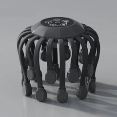 Orange Octopus Head Massager, 10/20 Independent Massage Heads, Wireless Vibration Scalp Scratcher for Daily Relaxation