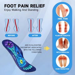 Medical Magnetic Therapy Acupressure Insoles Massage Foot Weight Loss Slimming Insole Anti-fatigue Health Care Sports Shoe Pads