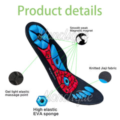 Medical Magnetic Therapy Acupressure Insoles Massage Foot Weight Loss Slimming Insole Anti-fatigue Health Care Sports Shoe Pads