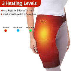 Heated Hip Support Brace Thigh Buttock Pain Relief for Men & Women