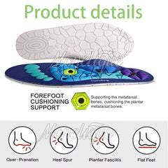 Medical Magnetic Therapy Acupressure Insoles Massage Foot Weight Loss Slimming Insole Anti-fatigue Health Care Sports Shoe Pads